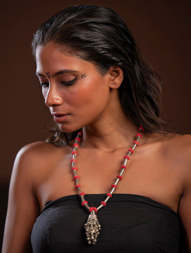 Handcrafted Lambani Tribal Craft Jewellery - Kesari Kuzhal