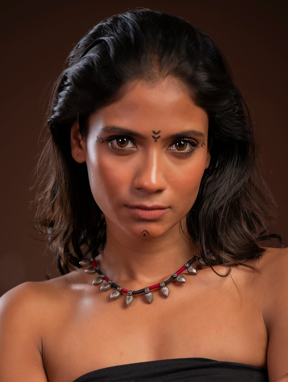 Load image into Gallery viewer, Handcrafted Lambani Tribal Craft Jewellery - Lal Chinha