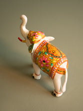 Load image into Gallery viewer, Handcrafted Meenakari Curio - White Elephant