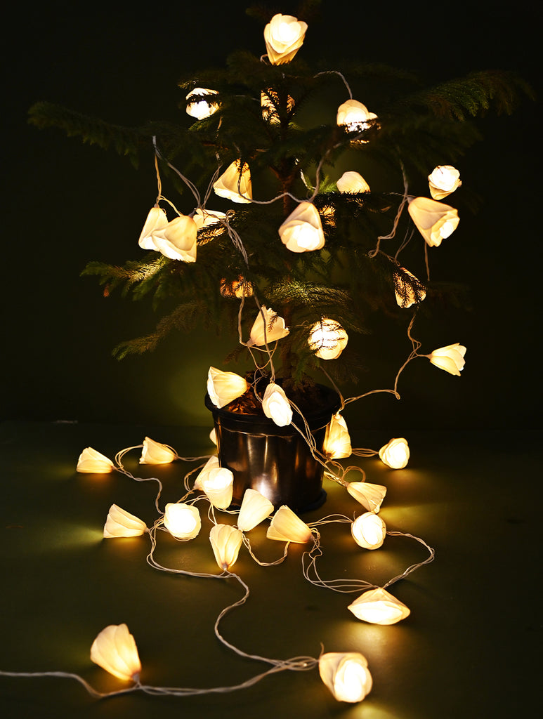 Handcrafted Shola Flowers Fairy Light