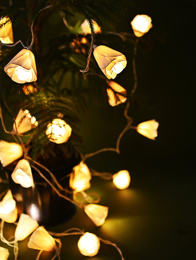 Handcrafted Shola Flowers Fairy Light