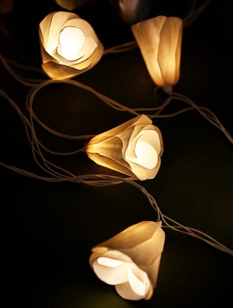 Handcrafted Shola Flowers Fairy Light