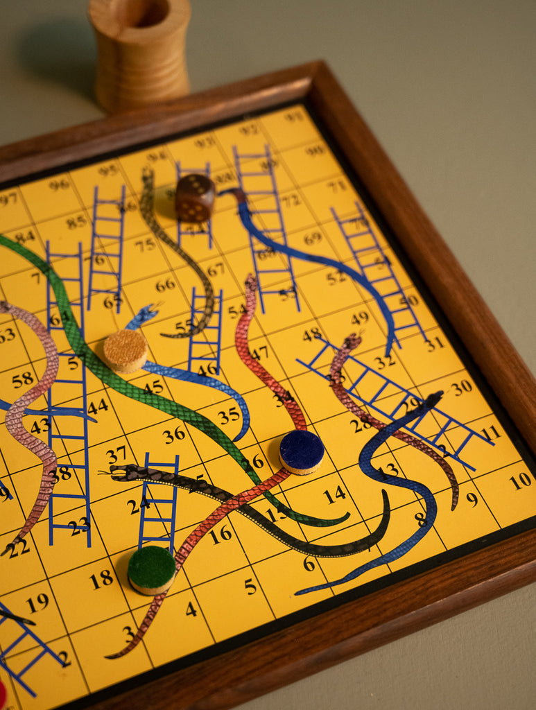 Handcrafted Wooden Board Game - Ludo