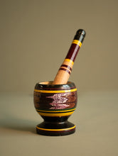 Load image into Gallery viewer, Handcrafted Wooden Cutlery in Kutch Lacquer Craft - Mortar and Pestle
