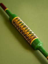 Load image into Gallery viewer, Handcrafted Wooden Cutlery in Kutch Lacquer Craft - Rolling Pin in Green 