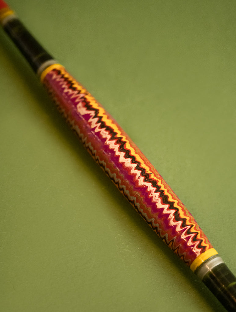 Handcrafted Wooden Cutlery in Kutch Lacquer Craft - Rolling Pin in Pink 