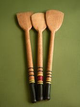 Load image into Gallery viewer, Handcrafted Wooden Cutlery in Kutch Lacquer Craft - Spatulas (Set of 3)