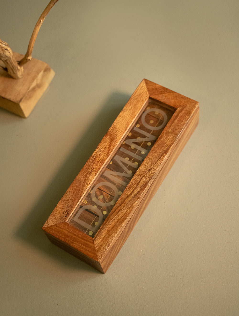 Load image into Gallery viewer, Handcrafted Wooden Game Set - Dominoes 28 Tiles