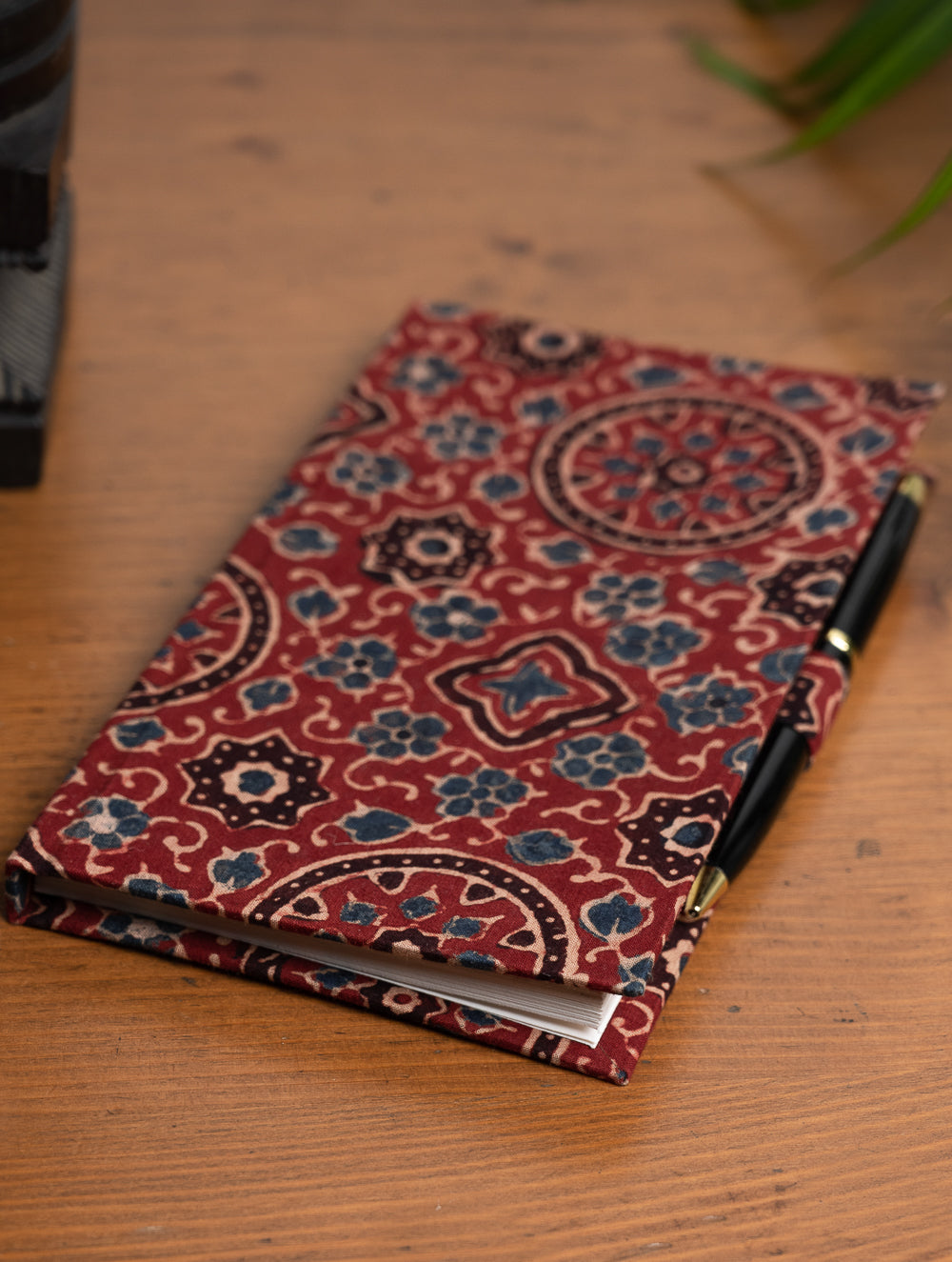 Load image into Gallery viewer, Handmade Ajrakh Cloth Covered Diary 