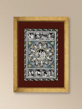 Load image into Gallery viewer, Handpainted Pattachitra Canvas Painting - Fables of Vishnu (Unframed Length - 13&quot; x Width - 19&quot;)