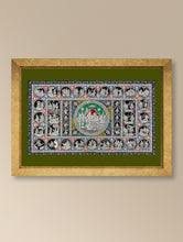 Load image into Gallery viewer, Handpainted Pattachitra Canvas Painting Large - Ramayanam (Unframed Length - 40&quot; x Width - 24&quot;)