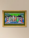 Handpainted Pattachitra Canvas Painting Large - VanRaas (Unframed Length - 40