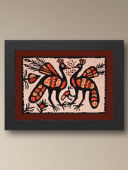 Handpainted Sohrai Painting - Nav Jeevan (Unframed, Different Sizes available)