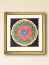 Load image into Gallery viewer, Handpainted Thangka Painting - The Mantra Mandala (Unframed Height - 19&quot; x Width - 19&quot;)