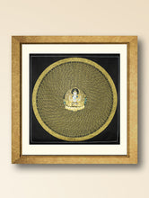 Load image into Gallery viewer, Handpainted Thangka Painting Large - Avalokiteshvara Mantra Mandala (Unframed Height - 39&quot; x Width - 39&quot;)