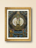 Handpainted Thangka Painting Large - Avalokitesvara (Unframed Height - 24