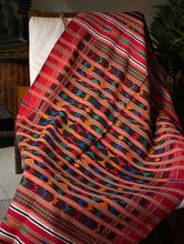 Load image into Gallery viewer, Handwoven Kashida Pattu Throw / Runner - Black Symphony, Large