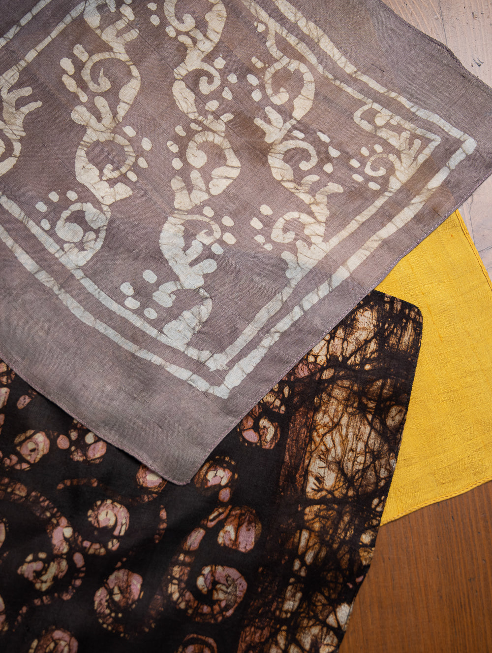 Heritage Batik Print Pocket Squares (Set of 3)