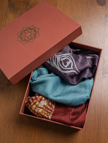 Heritage Batik Print Pocket Squares (Set of 3)