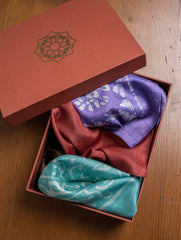 Heritage Batik Print Pocket Squares (Set of 3)