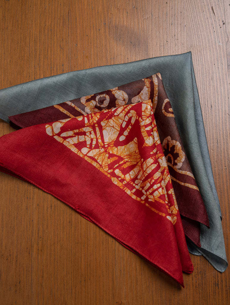 Heritage Batik Print Pocket Squares (Set of 3)