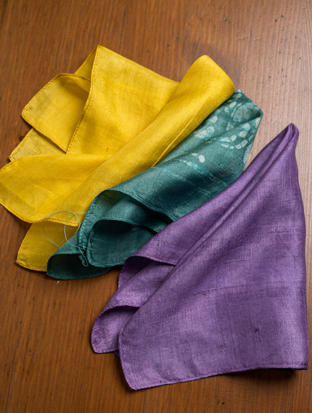 Heritage Batik Print Pocket Squares (Set of 3)