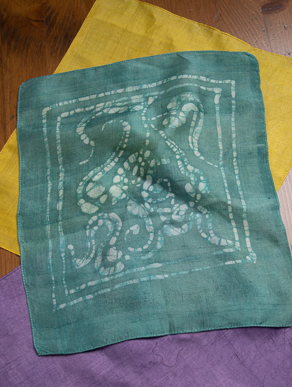 Heritage Batik Print Pocket Squares (Set of 3)