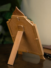Jaali Craft Wooden Photo Frame - Arch