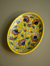 Load image into Gallery viewer, Jaipur Blue Pottery Decorative Plate - Regal Garden