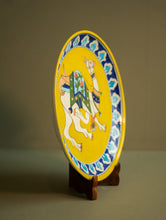 Load image into Gallery viewer, Jaipur Blue Pottery Decorative Plate - Royal Camel