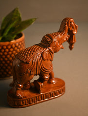 Exclusive Karnataka Wood Carving Curio- Gaja Vilasa