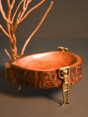 Dhokra Craft Tea Serving/Decorative Bowl- The Keeper