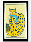 Kalighat Painting - Cat & Fish