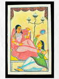 Kalighat Painting - Devout Husband