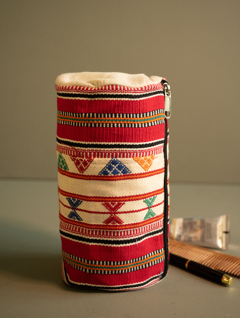 Kashida Pattu Woven Utility Pouch Set - Prism Weave (Set of 2)