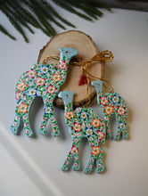 Load image into Gallery viewer, Kashmiri Art Xmas Decorations - Blue Medley (Set of 9)