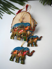 Load image into Gallery viewer, Kashmiri Art Xmas Decorations - Forest Wanderers (Set of 9)