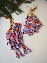 Load image into Gallery viewer, Kashmiri Art Xmas Decorations - Pink &amp; Mauve Rhapsody (Set of 12)