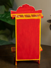 Load image into Gallery viewer, Kavad Craft Curio - Ramayan, Painted Wood Portable Shrine (Red 11")
