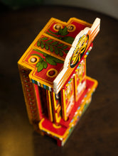 Load image into Gallery viewer, Kavad Craft Curio - Ramayan, Painted Wood Portable Shrine (Red 11")