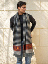 Load image into Gallery viewer, Light &amp; Warm Himachal Muffler - Fog &amp; Flint Trail
