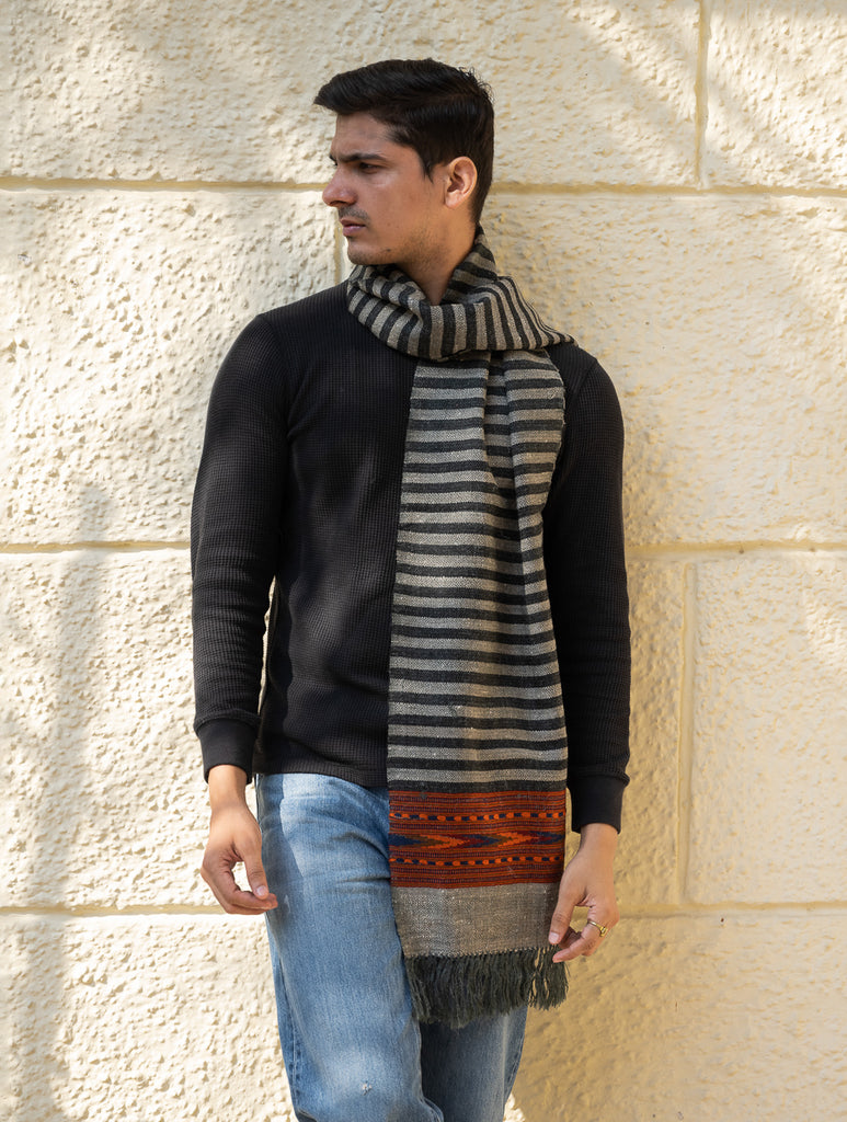 Light & Warm Himachal Muffler - Fog & Flint Trail