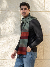 Load image into Gallery viewer, Light &amp; Warm Himachal Muffler - Forest Ledger