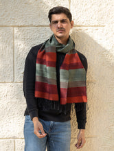 Load image into Gallery viewer, Light &amp; Warm Himachal Muffler - Forest Ledger