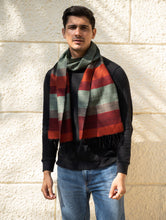 Load image into Gallery viewer, Light &amp; Warm Himachal Muffler - Forest Ledger