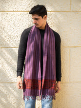 Load image into Gallery viewer, Light &amp; Warm Himachal Muffler - Mauve Ridge