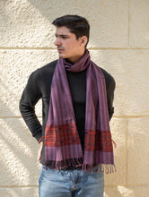 Load image into Gallery viewer, Light &amp; Warm Himachal Muffler - Mauve Ridge