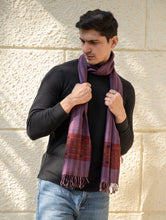 Load image into Gallery viewer, Light &amp; Warm Himachal Muffler - Mauve Ridge