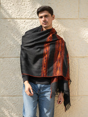 Light & Warm Himachal Stole - Raven Bands