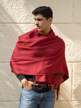 Load image into Gallery viewer, Light &amp; Warm Himachal Stole - Rosewood Trail